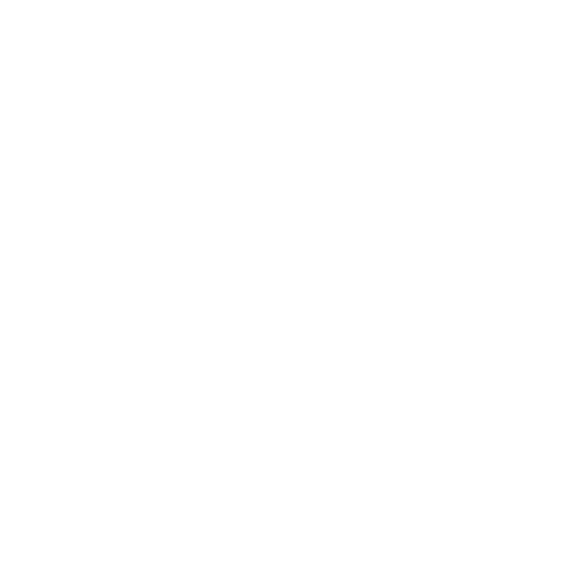 Der weiße Umriss eines Blumenstraußes erinnert an die Eleganz einer Hochzeit und zeigt fünf runde Blüten vor einem üppigen grünen Hintergrund.